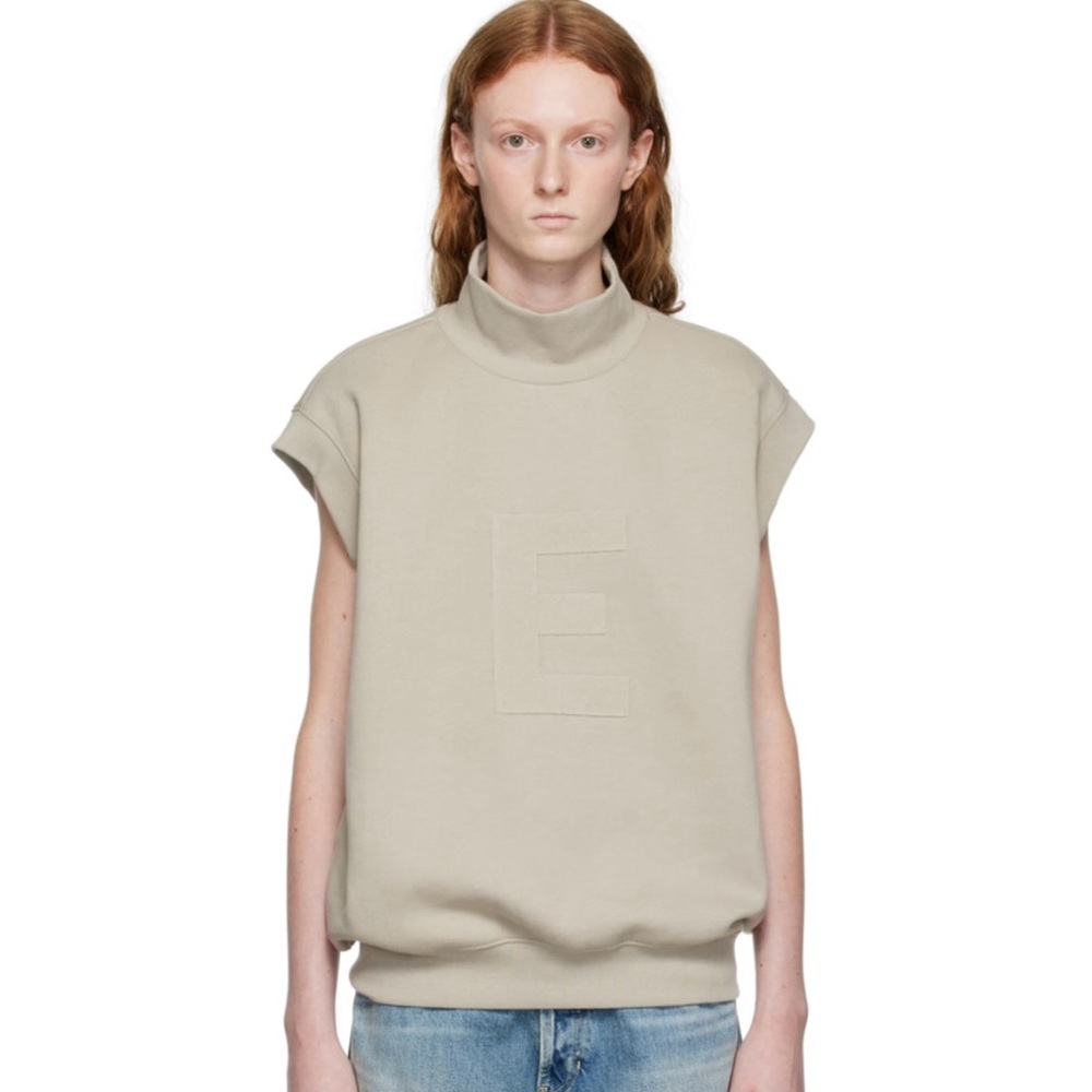NWOT Fear of God Essentials Mock Neck Cotton Vest